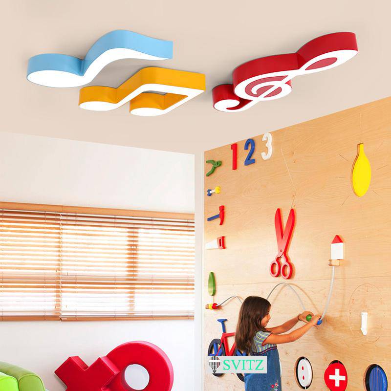 Lampe Enfant LED Notes Musique