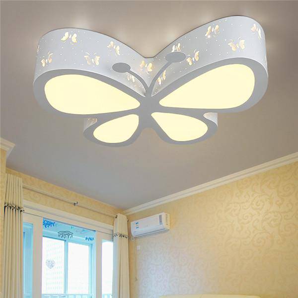 Papillon Blanc Plafonnier Enfant