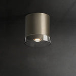 Projecteur Led Cylindrique Métal Nickel Luminaire Chambre