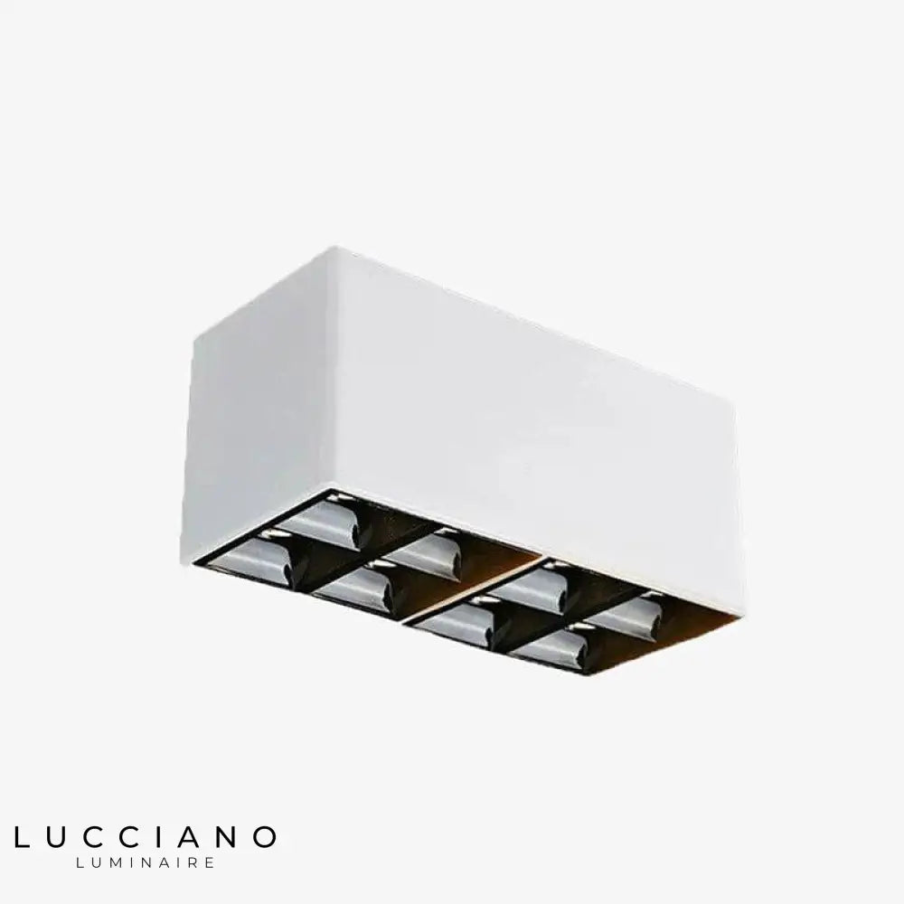 Rectangle Led Box Light En Métal Luminaire Chambre