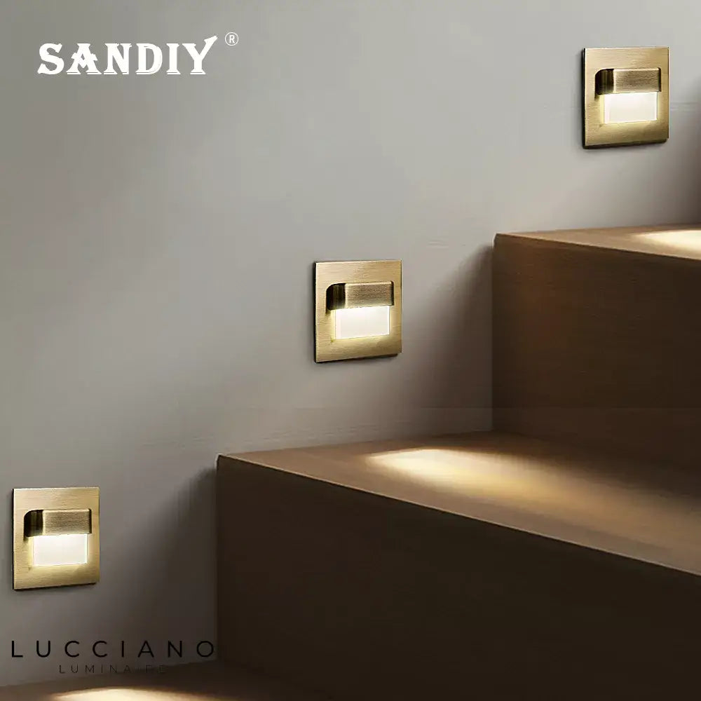 Sandiy Applique Unique Détection Automatique Escaliers Murale Chambre