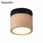 Spot Led Cylindrique En Bois Luminaire Chambre