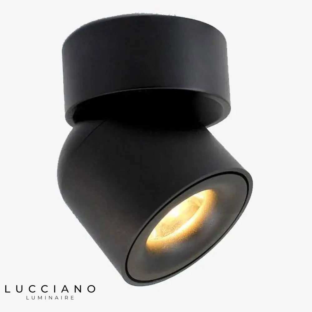 Spot Led Design Ajustable Balcony Noir / Naturelle Luminaire Chambre