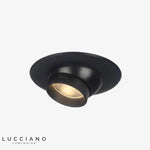 Spot Led Moderne Semi-Encastré Noir Luminaire Chambre