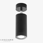 Spot Led Orientable Cylindrique Exhibition Noir / Chaude Luminaire Chambre