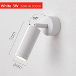 Spot Led Orientable Parsimony Blanc / 5W Applique Murale Chambre