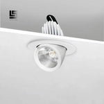 Spot Led Pivotant Blanc Aluminium Luminaire Chambre