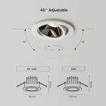 Spot Led Réglable Aluminium Alora Luminaire Chambre