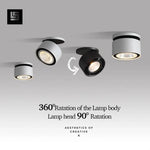 Spot Led Rond Orientable 360° Loft Luminaire Chambre