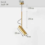 Spot Orientable Doré Avec Tige. Doré / Froide Luminaire Chambre