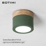 Spots Led Cylindriques Base Bois Luminaire Chambre