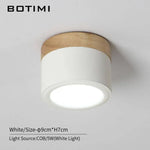 Spots Led Cylindriques Base Bois Luminaire Chambre