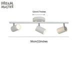 Spots Led Modernes Ajustables Blanc - 3 Lampes Luminaire Chambre