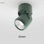 Spots Led Orientables Surface Colorés Vert / Chaude Luminaire Chambre