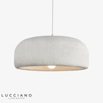 Suspension Abat-Jour Arrondi Blanc Mango Luminaire Chambre