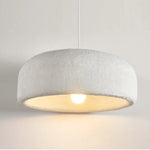 Suspension Abat-Jour Arrondi Blanc Mango Luminaire Chambre