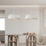 Suspension Abat-Jour Arrondi Blanc Mango Luminaire Chambre