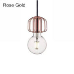 Suspension Araignée Vintage Moderne Rose Gold Luminaire Chambre