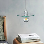 Suspension Avec Abat-Jour Verre Plat Luminaire Chambre