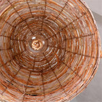 Suspension Bambou Teahouse Demi-Sphère Luminaire Chambre