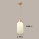 Suspension Bois-Aluminium Adara Scandinave 20 Cm Luminaire Chambre