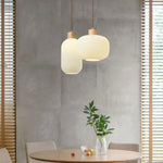 Suspension Bois-Aluminium Adara Scandinave Luminaire Chambre