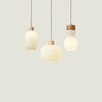 Suspension Bois-Aluminium Adara Scandinave Luminaire Chambre