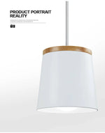 Suspension Bois-Métal Blanc Aisilan Luminaire Chambre