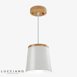 Suspension Bois-Métal Blanc Aisilan Luminaire Chambre