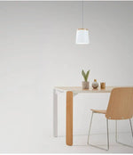 Suspension Bois-Métal Blanc Aisilan Luminaire Chambre