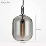 Suspension Boules En Verre Coloré Fumé C Luminaire Chambre