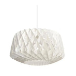 Suspension Cage Bois Led Scandinave Blanc Luminaire Chambre