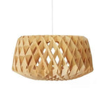 Suspension Cage Bois Led Scandinave Luminaire Chambre