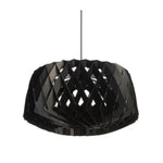 Suspension Cage Bois Led Scandinave Noir Luminaire Chambre