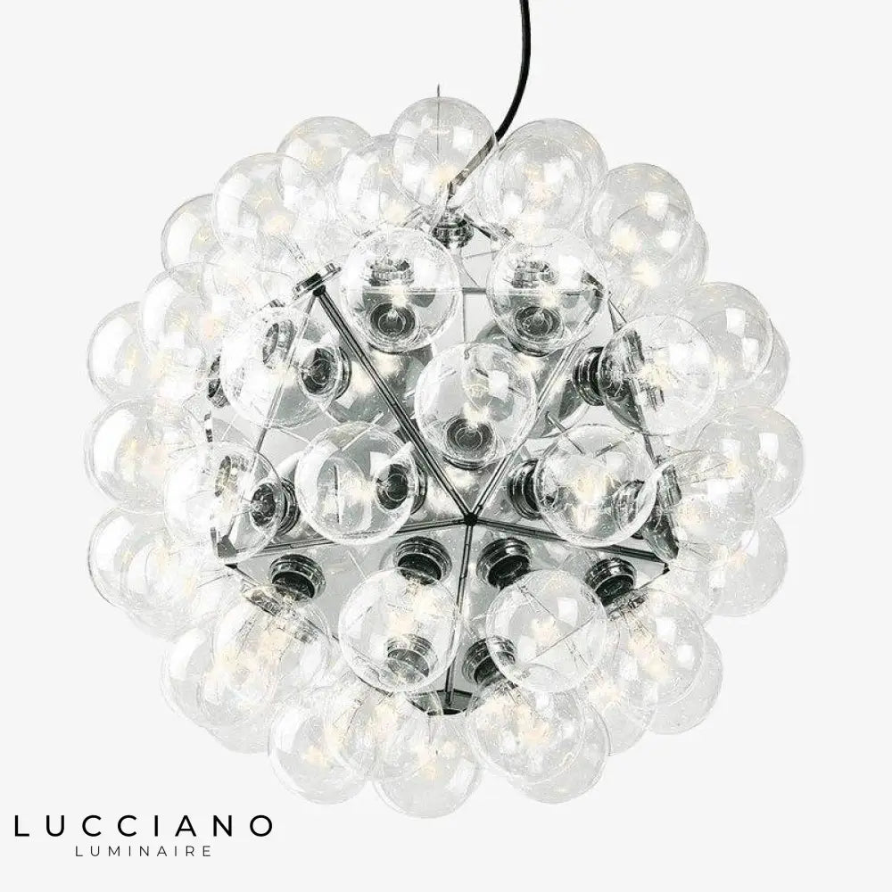 Suspension Chrome Lampes Castiglioni Luminaire Chambre