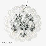 Suspension Chrome Lampes Castiglioni Luminaire Chambre