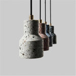 Suspension Ciment Terrazzo Coloré Luminaire Chambre