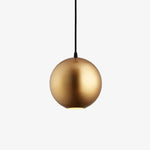 Suspension Colorée Métal Ronde Klint Doré / 15Cm Luminaire Doré