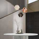 Suspension Cristal Diamant Coloré Luminaire Chambre