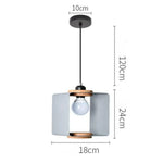 Suspension Cube Ouvert Coloré Hand Luminaire Chambre