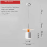 Suspension Design Abat-Jour Cylindrique Roscot Blanc Luminaire Chambre