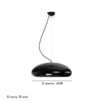 Suspension Design Arrondie Glossy Noir - 60Cm B Luminaire Chambre