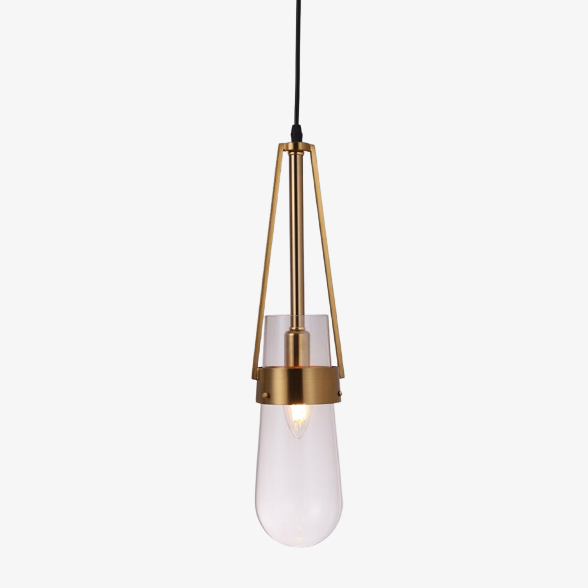 Suspension luxe en verre Geralio