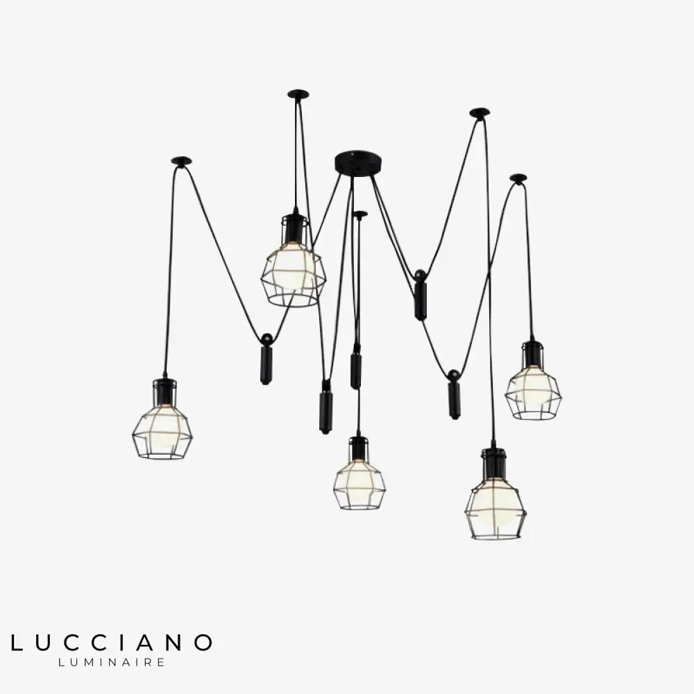 Suspension Design Industriel Moderne Luminaire Chambre