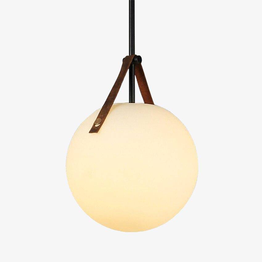 Suspension LED design boule verre