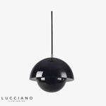 Suspension Design Led Clizia Fleur Couleur Luminaire Doré