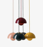 Suspension Design Led Clizia Fleur Couleur Luminaire Doré