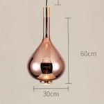 Suspension Design Verre Ou Chrome Rose Gold 2 Luminaire Chambre