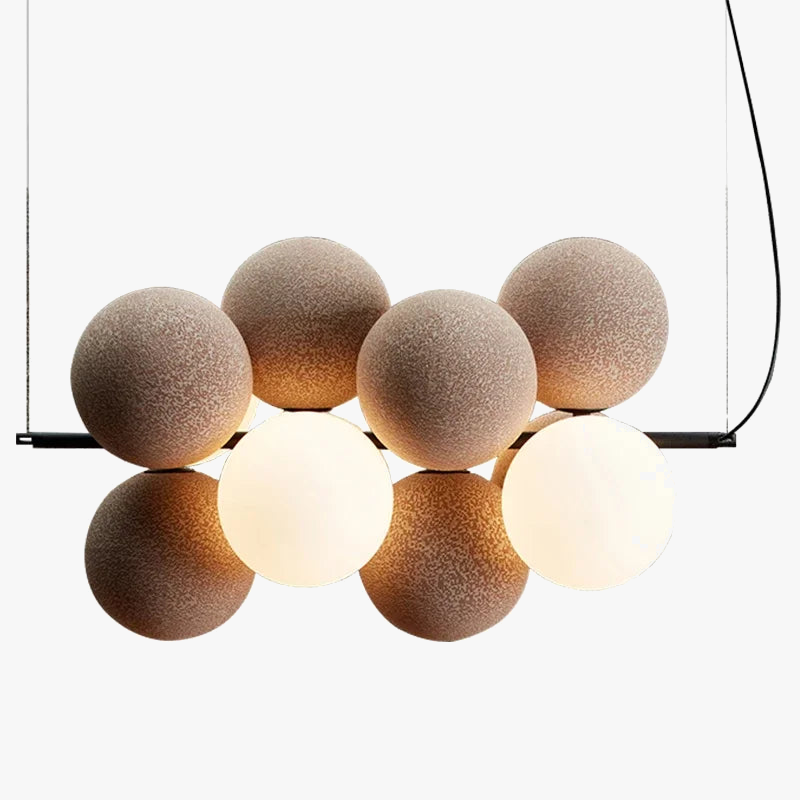 Lustre en flanelle style nordique art moderne design