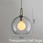 Suspension En Verre Formes Loft C - Transparent Luminaire Chambre